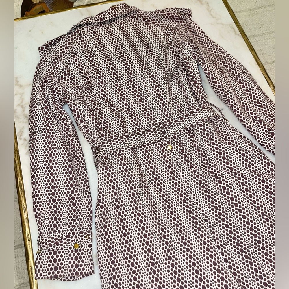 Tory Burch animal print trench coat - Picture 12 of 14
